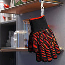 BBQ Microwave Oven Gloves High Temperature Resistance Barbecue Mitts 800 Degrees Fireproof Anti Heat Insulation Glove for Baking