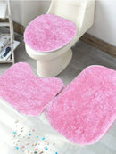 3 pieces Happy Bathroom Carpet Set