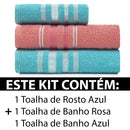 Cotton Liz Atlantic Towel Set 3 pieces Bath + Face