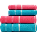 Towels 4 Pieces Bath + Face Marcotex 100 Cotton Pop-Embuy
