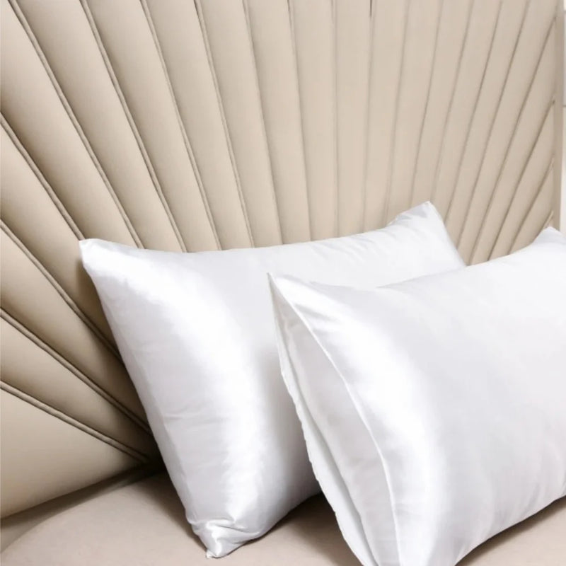 Kit 2 Silk Touch Satin Pillowcases-Anti-Fizz