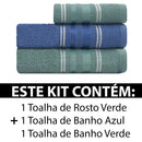 Cotton Liz Atlantic Towel Set 3 pieces Bath + Face