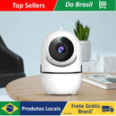 Babá Eletrônica Câmera Sem Fio Visão Noturna Infravermelho Vigilância Automática Indoor Monitor