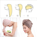 Thick Microfiber Magic Towel for Hair Dry Super Absorbent Post Bath cap Decrease Double Tips Anti Frizz Practice