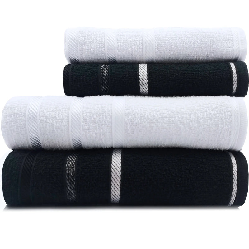 Towels 4 Pieces Bath + Face Marcotex 100 Cotton Pop-Embuy