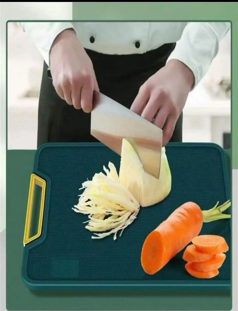 Tábua de Corte Retangular Antibacteriana À Prova De Mofo Com Alça anti-rachaduras, de cozinha