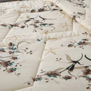 Supreme Printed Pillows 3 Pieces 180 Yarn Queen Bed Kit with Duvet and Door