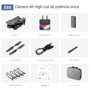 Drone S89 Dual Camera 4K HD Headless Wi-Fi 2.4GHz Flight Stable Flight Track LED Light