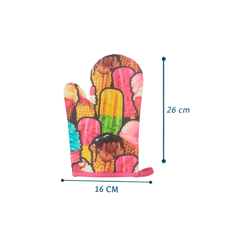 Thermal Glove And Pan Holder Kit 2 Pcss Assorted Prints