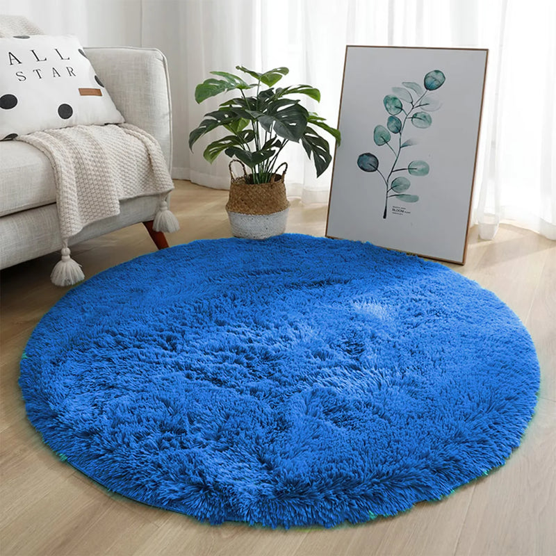 Round Happy Carpet 1,00X1,00-Various Colors