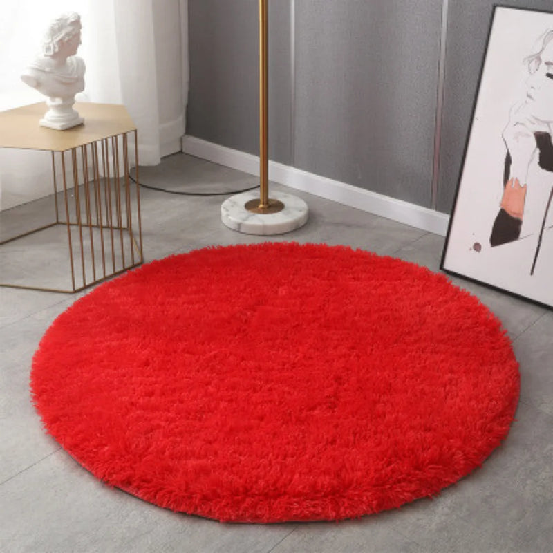 Round Happy Carpet 1,00X1,00-Various Colors