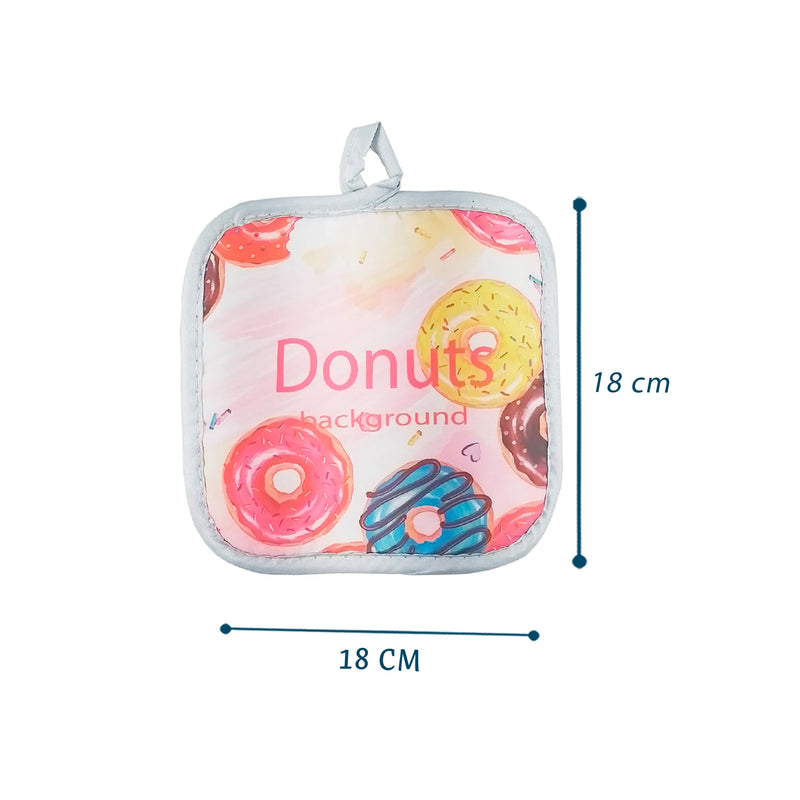 Thermal Glove And Pan Holder Kit 2 Pcss Assorted Prints