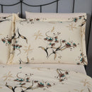 Supreme Printed Pillows 3 Pieces 180 Yarn Queen Bed Kit with Duvet and Door