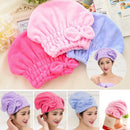 Microfiber Quick Dry Hair Thick Towel Bath Caps