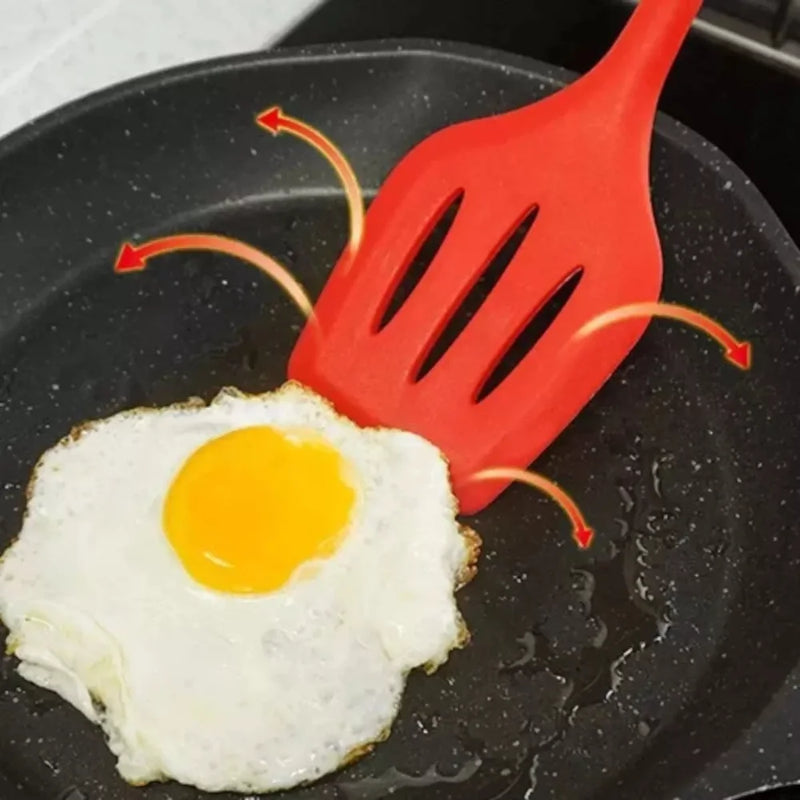 Spatula Silicone Red Color Kitchen Utensils