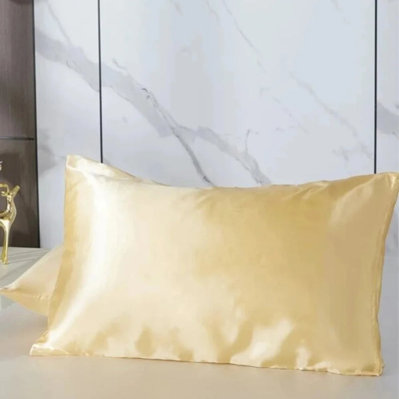Kit 2 Silk Touch Satin Pillowcases-Anti-Fizz