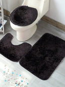 3 pieces Happy Bathroom Carpet Set