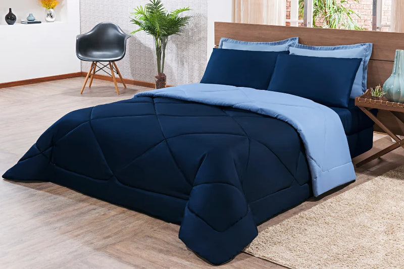 King Size 6 Pieces Pearl Duvet Kit