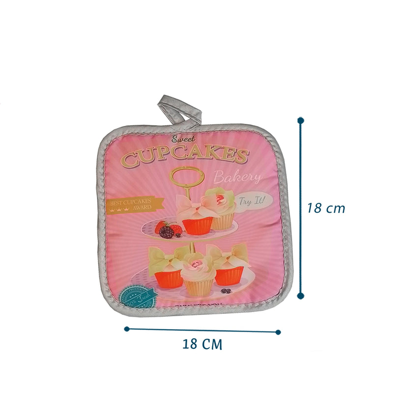 Thermal Glove And Pan Holder Kit 2 Pcss Assorted Prints