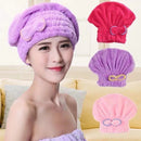 Microfiber Quick Dry Hair Thick Towel Bath Caps