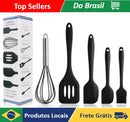 5 Pieces Kit Premium Silicone Kitchen Utensios
