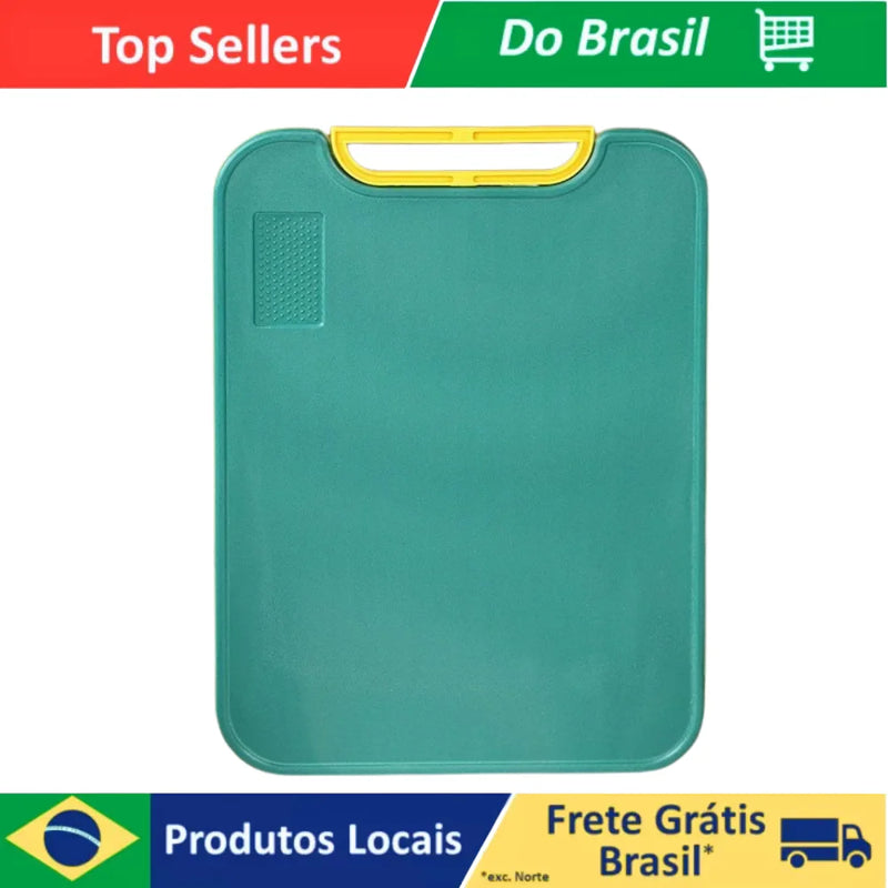 Tábua de Corte Retangular Antibacteriana À Prova De Mofo Com Alça anti-rachaduras, de cozinha