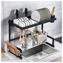 Kitchen Dinnerware Rack Inox Anti Rust Painting Sia Organizer-65 or 85 cm