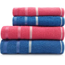Towels 4 Pieces Bath + Face Marcotex 100 Cotton Pop-Embuy