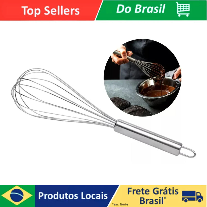 Kit up to 3 Manual Whisk Claras and Eggs Fue Inox Accessory and Kitchen Utensil