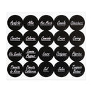 Kit 10 Pots Seasoning Double Dizing Lid 220ml Seasoning and Spices