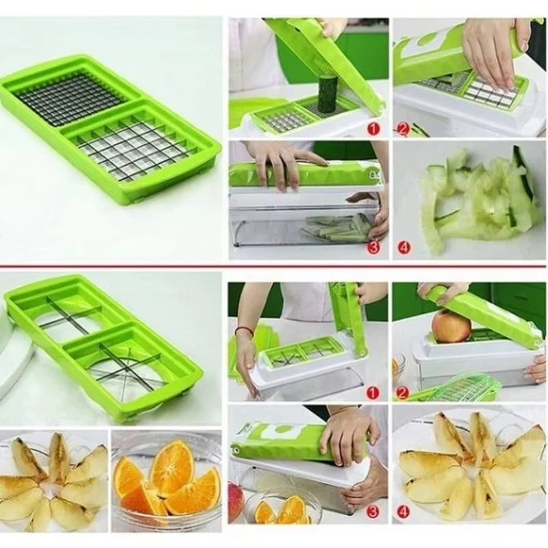 Nicer Dicer Plus Food Processor Cutter Vegetable Vegetable Slier Fruit Kitchen Multifunctional Portable