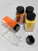 Kit 10 Pots Seasoning Double Dizing Lid 220ml Seasoning and Spices