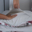 Supreme Printed Pillows 3 Pieces 180 Yarn Queen Bed Kit with Duvet and Door