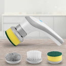 Escova de limpeza elétrica rotativa,