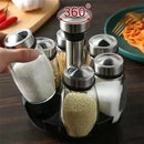 Door Condiments And Seasonings Kitchen Swivel Storage Salt Shaker