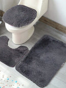 3 pieces Happy Bathroom Carpet Set
