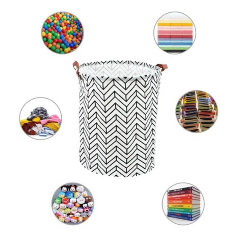 Dirty Clothes Basket Fabric Folding Bucket for Home Toys Practical Compact Multifunctional Organizer for Storage