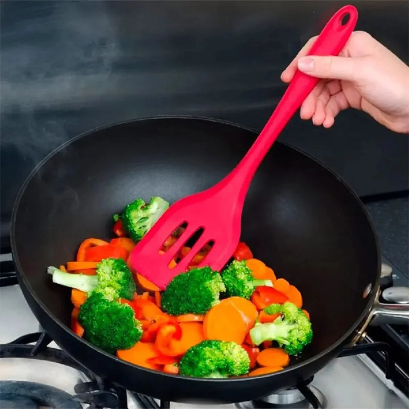 Spatula Silicone Red Color Kitchen Utensils