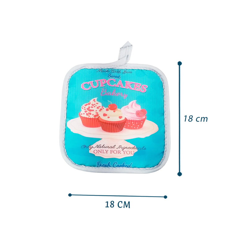 Thermal Glove And Pan Holder Kit 2 Pcss Assorted Prints