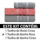 Cotton Liz Atlantic Towel Set 3 pieces Bath + Face