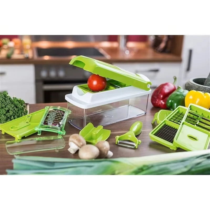 Nicer Dicer Plus Food Processor Cutter Vegetable Vegetable Slier Fruit Kitchen Multifunctional Portable