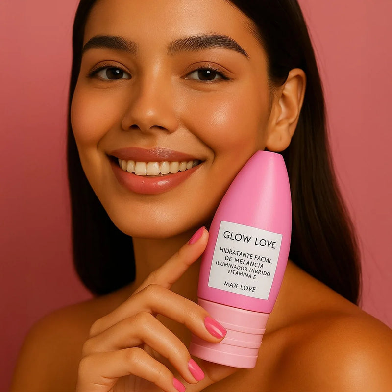 Watermelon Facial Moisturizer Glow Love 60g Max Love-with Hyaluronic Acid, Niacinamide and Vitamin E