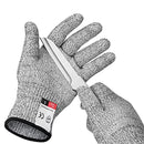HPPE Level 5 Safety Gloves High Strength Industry Kitchen Gardening Anti-Scratching Safety Gloves Anti-Scratching Glass Cutting M