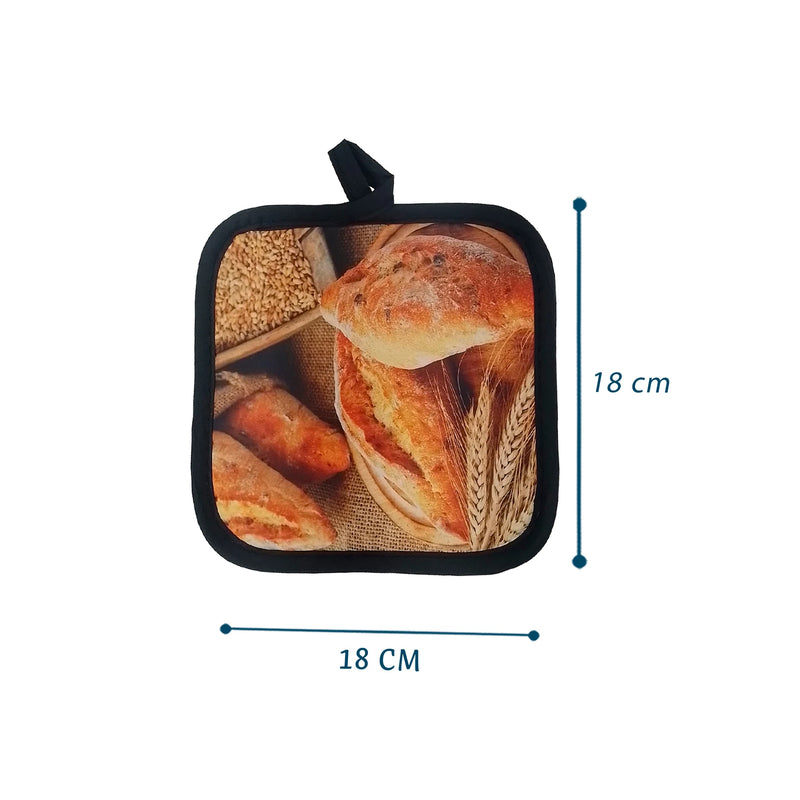 Thermal Glove And Pan Holder Kit 2 Pcss Assorted Prints