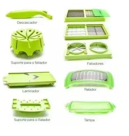 Nicer Dicer Plus Food Processor Cutter Vegetable Vegetable Slier Fruit Kitchen Multifunctional Portable