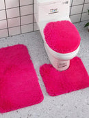 3 pieces Happy Bathroom Carpet Set