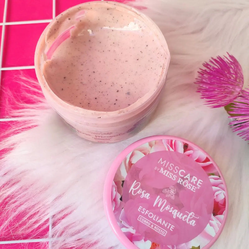 Exfoliating Body and Face Pink Mosquette Miss Care 280g - Miss Rôse