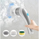 Escova de limpeza elétrica rotativa,