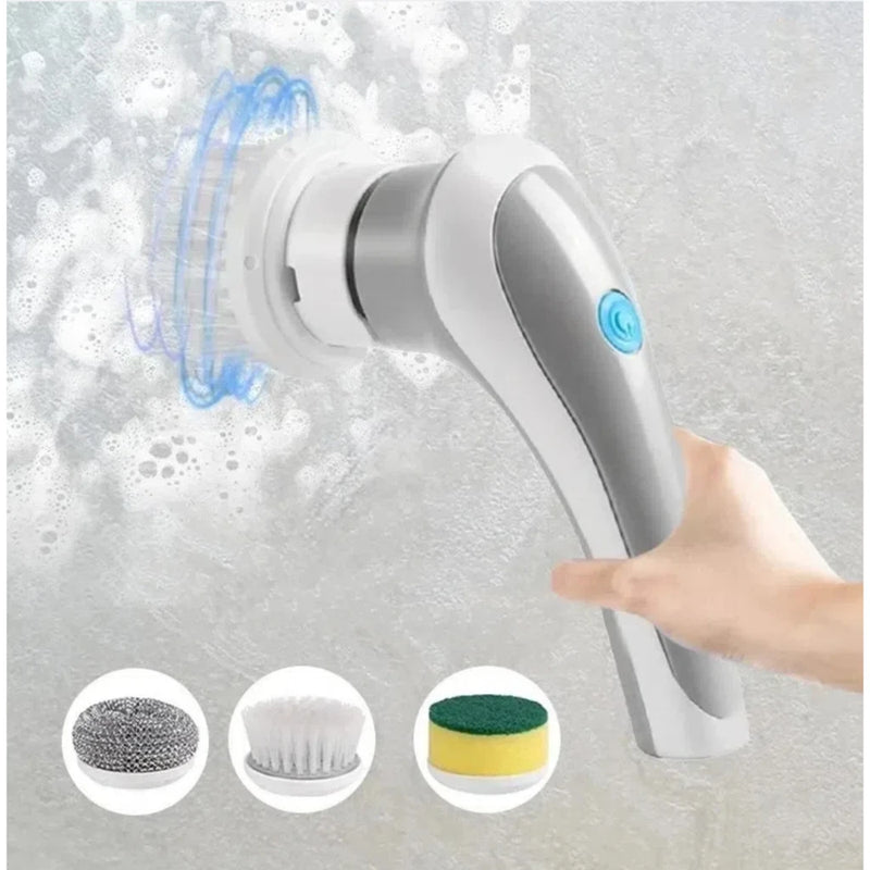 Escova de limpeza elétrica rotativa,