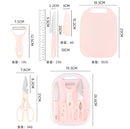 KIT Knives Scissors Peeler Colorful Stainless Steel Kitchen Board 4 PIECES-Neverdie Store